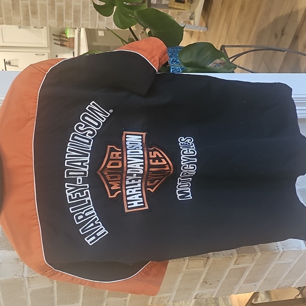 Harley Davidson Button Down - image 6